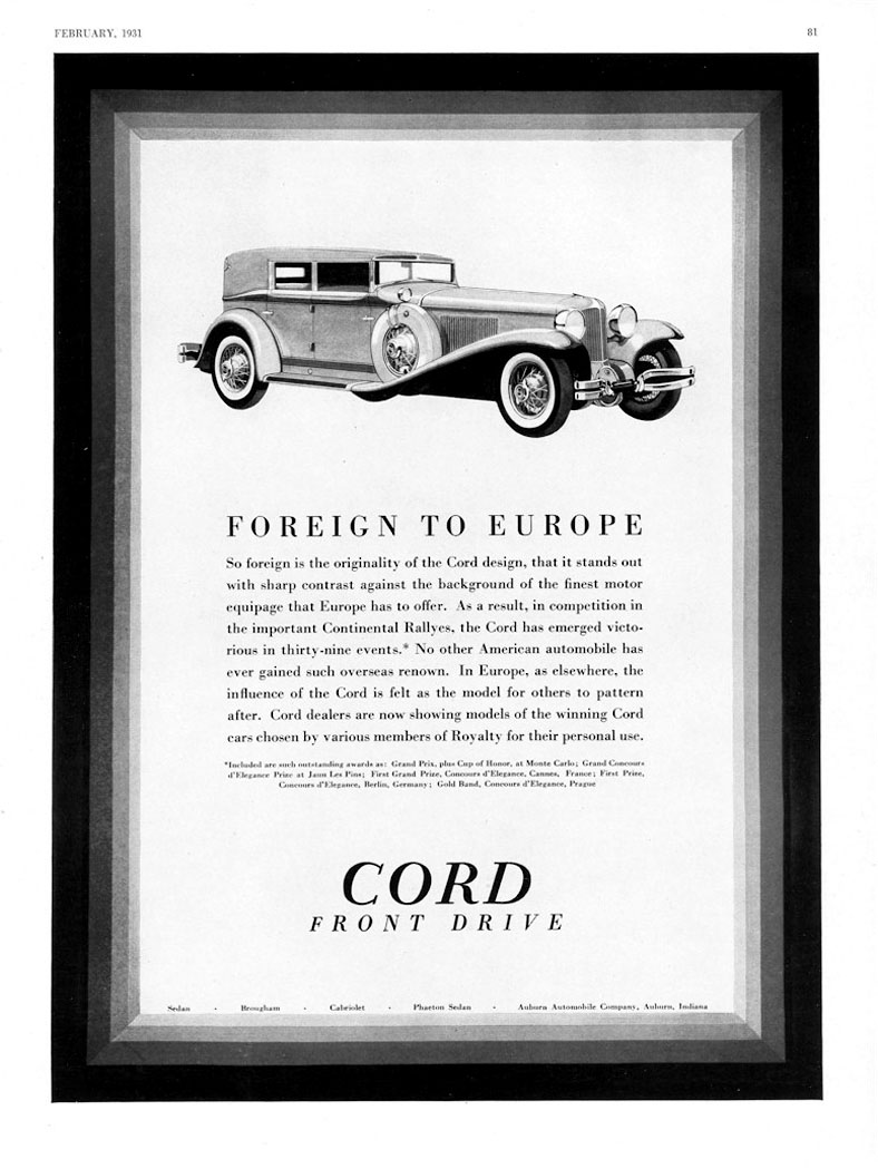 1931 Cord 7